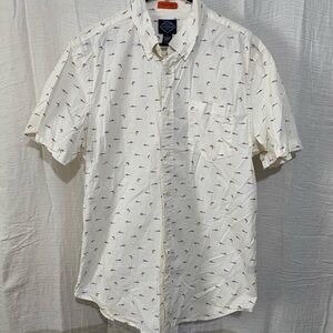 St. John's Bay White Casual Button Down Shirt